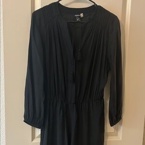 Club Monaco Black Long Sleeve Jumpsuit